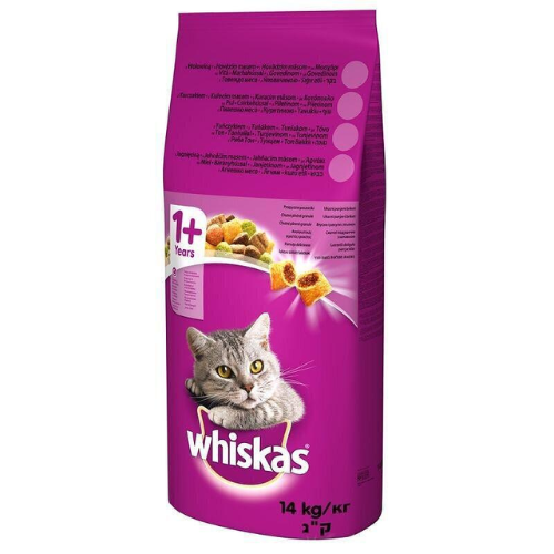Whiskas adult с говеждо и зеленчуци