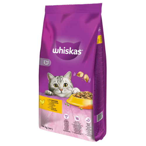 Whiskas kitten с пилешко и зеленчуци